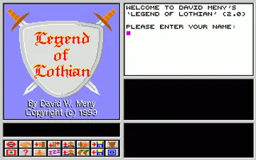 Legend of Lothian screen shot title